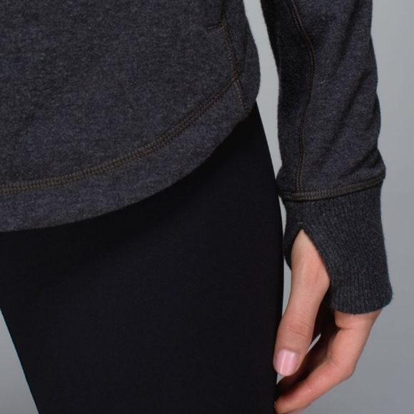 Lululemon Post Sweat Hooded 1/2 Zip Pullover - Picture 3 of 16